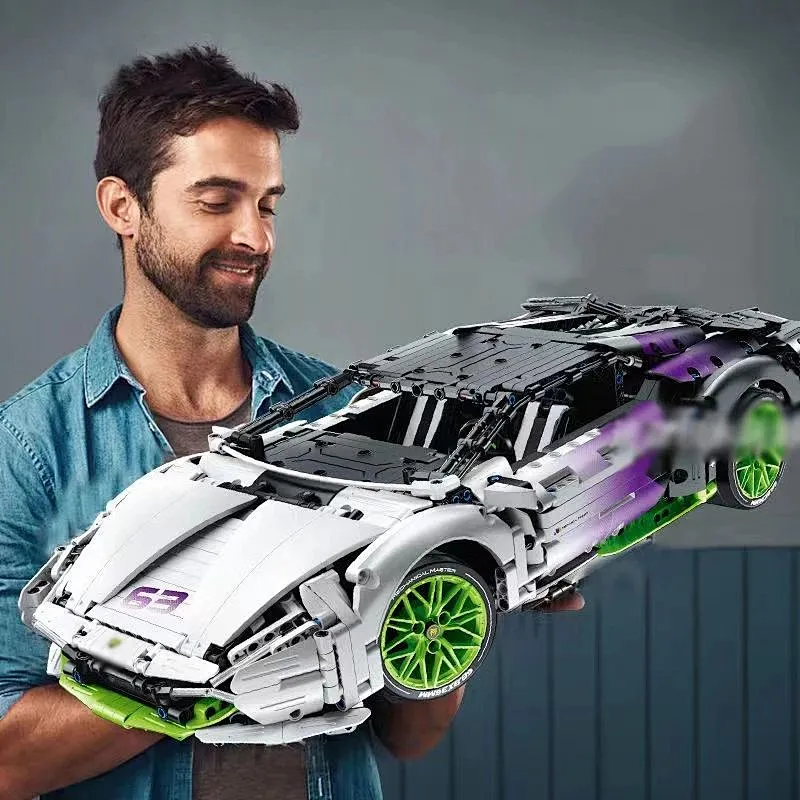9804 RC Racing Motor Model Car High-tech building block sets All Terrain Remote Control Drift Car Kids Bricks Toys Gifts
