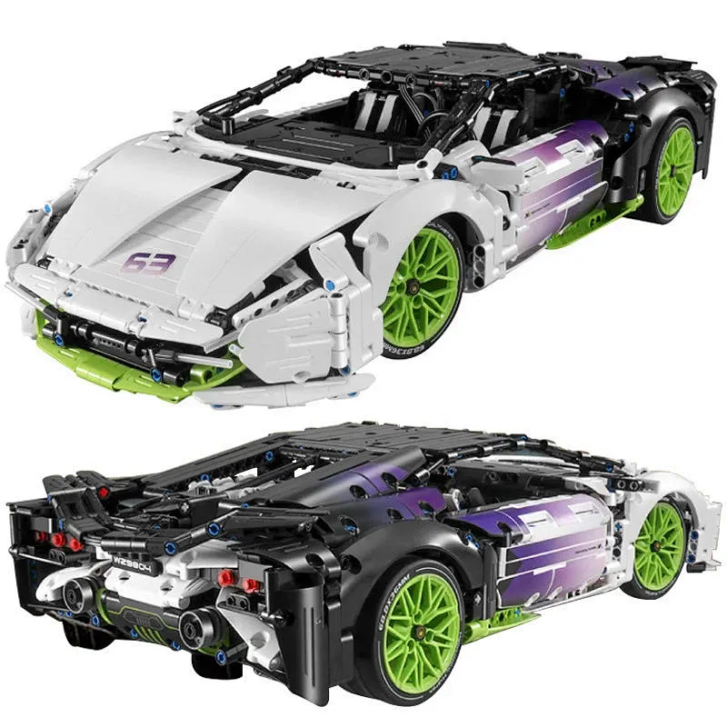 9804 RC Racing Motor Model Car High-tech building block sets All Terrain Remote Control Drift Car Kids Bricks Toys Gifts