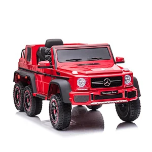 Mercedes-Benz G63 AMG License 12v rechargeable car for kids toys electric ride on car 6x6