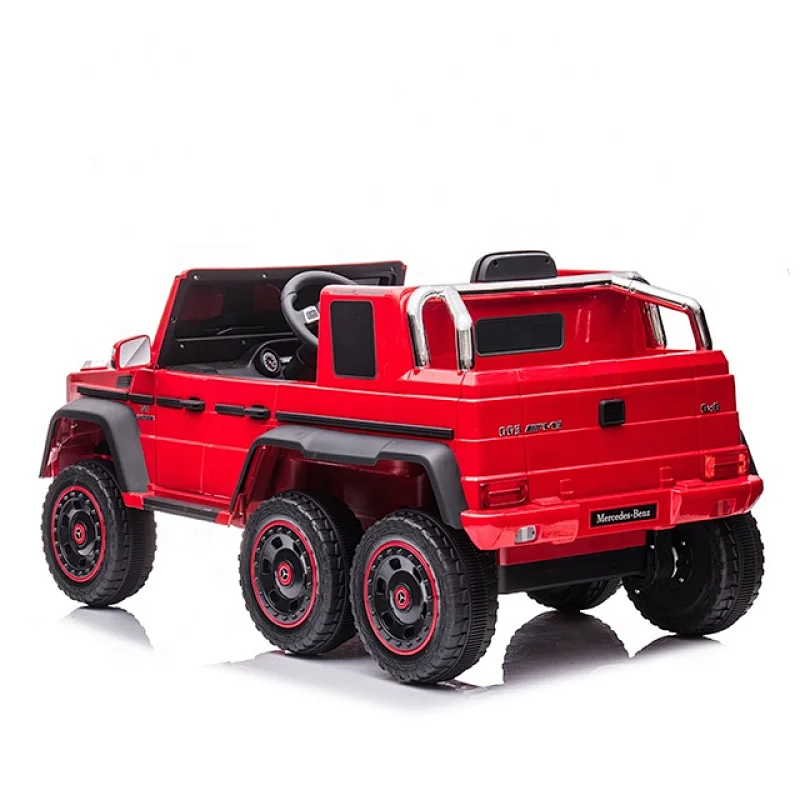 Mercedes-Benz G63 AMG License 12v rechargeable car for kids toys electric ride on car 6x6