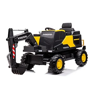VOLVO Excavator ride on car kids electric car licensed remote control  motorized cars for kids