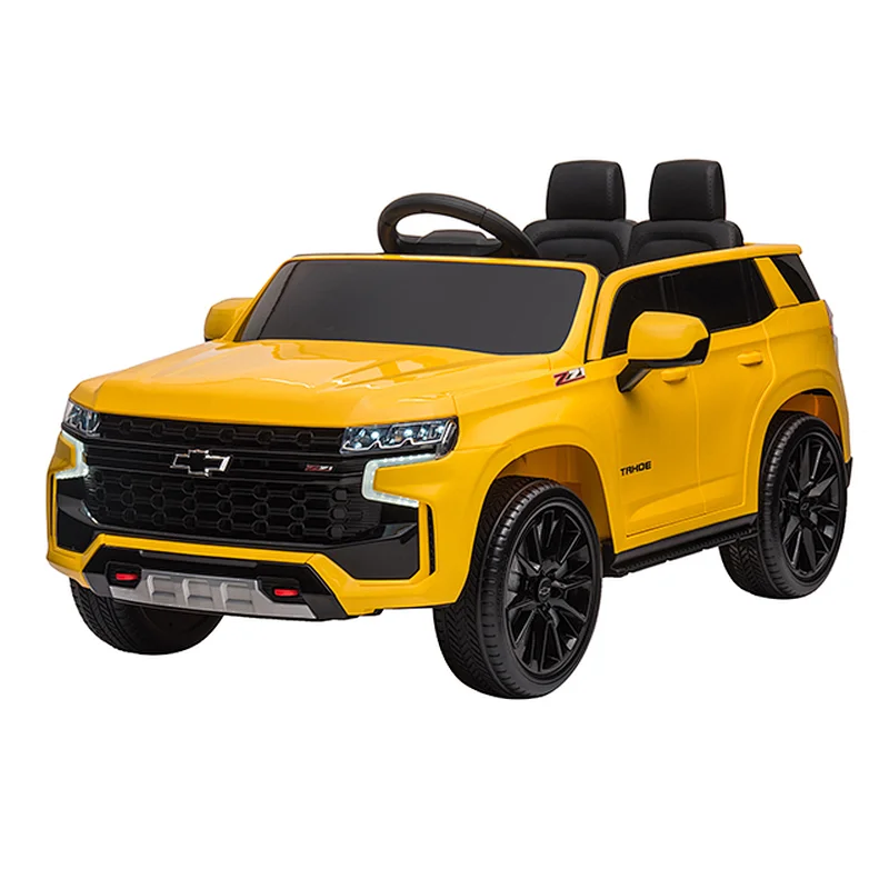 License Chevrolet Tahoe kids electric car remote control rechargeable battery 12V ride on car for kids to drive