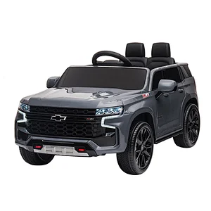 License Chevrolet Tahoe kids electric car remote control rechargeable battery 12V ride on car for kids to drive
