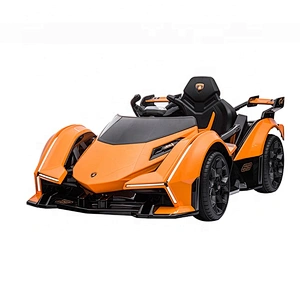 Newest Factory Lamborghini Sport Car children ride on car 12v electric toy cars for kids to drive