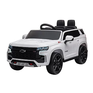 License Chevrolet Tahoe kids electric car remote control rechargeable battery 12V ride on car for kids to drive