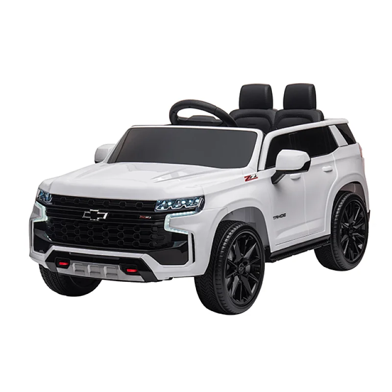 License Chevrolet Tahoe kids electric car remote control rechargeable battery 12V ride on car for kids to drive