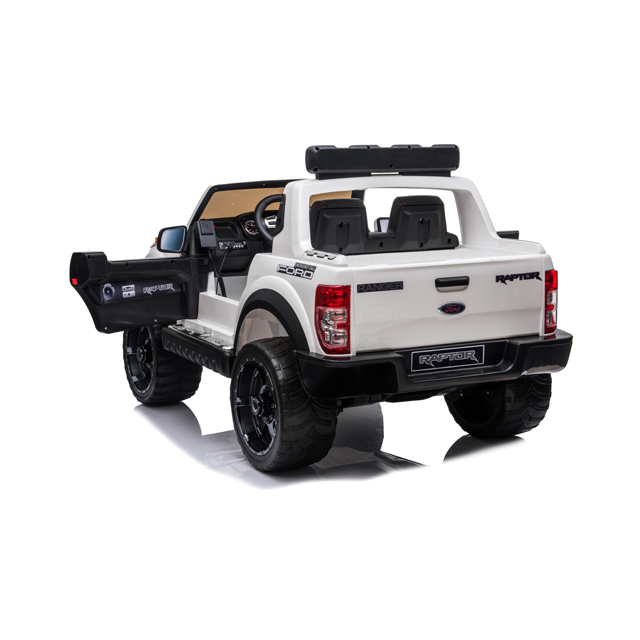 COCHE ELÉCTRICO PARA NIÑOS FORD RAPTOR POLICIA 12V RC - pequenenes