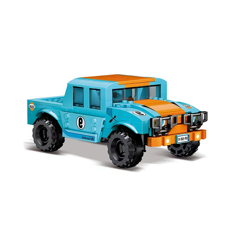 Christmas Gifts 331pcs Diy Assembling Off-road Vehicle Toy Model Bricks Luxury Assembling Building Block Car For Kids Toys