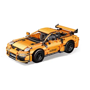 Christmas Gift Kids Educational Technic Pull Back Sports Racing Car Plastic Brick Small Building Block Set juguetes