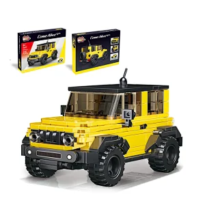 Kids Educational Toys Car Model Off-road Vehicle Series Plastic Brick Small Building Block Construction Toy