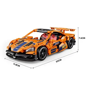 Kids Birthday Gift 428pcs Technical Small Bricks Model Vehicle Supercar Building Block Sport Car Toys