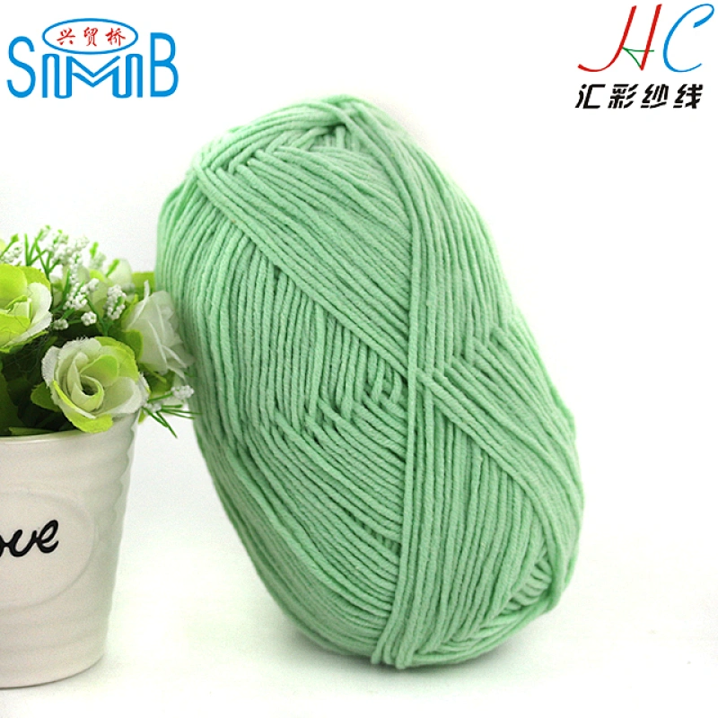 300g/Pk Milk Cotton SMBYARN Company Hui Cai Factory Knitting Yarn