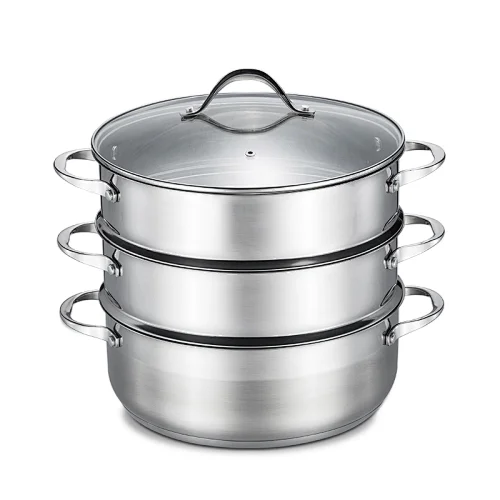 28cm 3-tier  stainless steel steamer