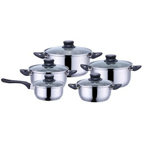 10-Pc S/S Cookware Set