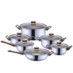 12-Pc S/S Cookware Set