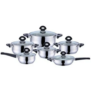 12-Pc S/S Cookware Set