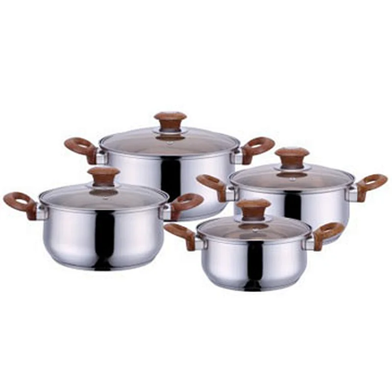 8-Pc S/S Cookware Set
