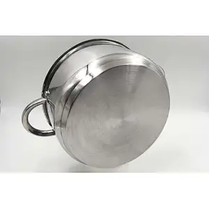 24 CM  wire handle stainless steel steamer