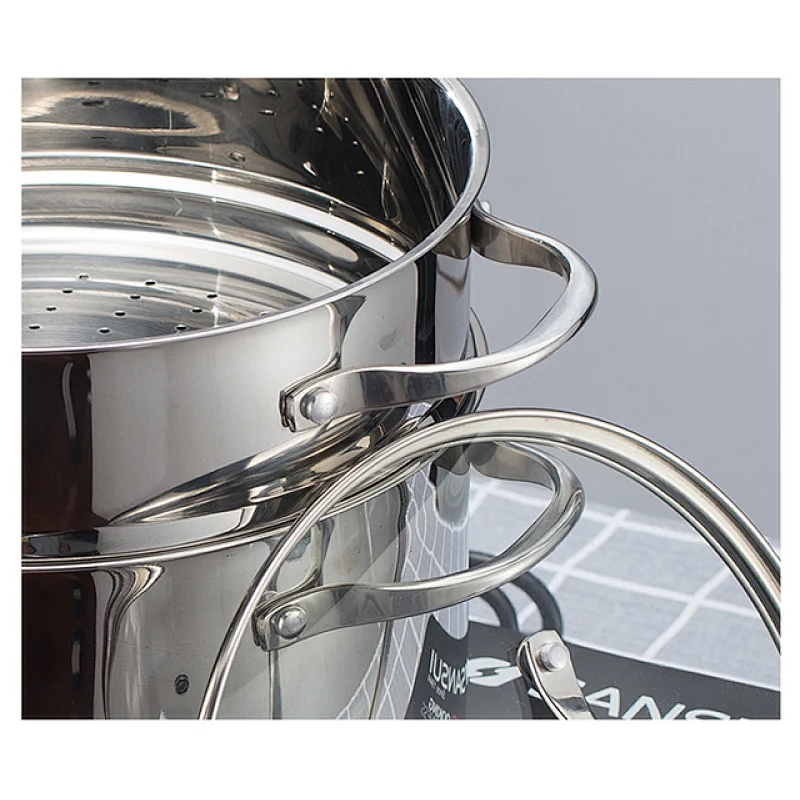 24cm wire handle stainless steel steamer