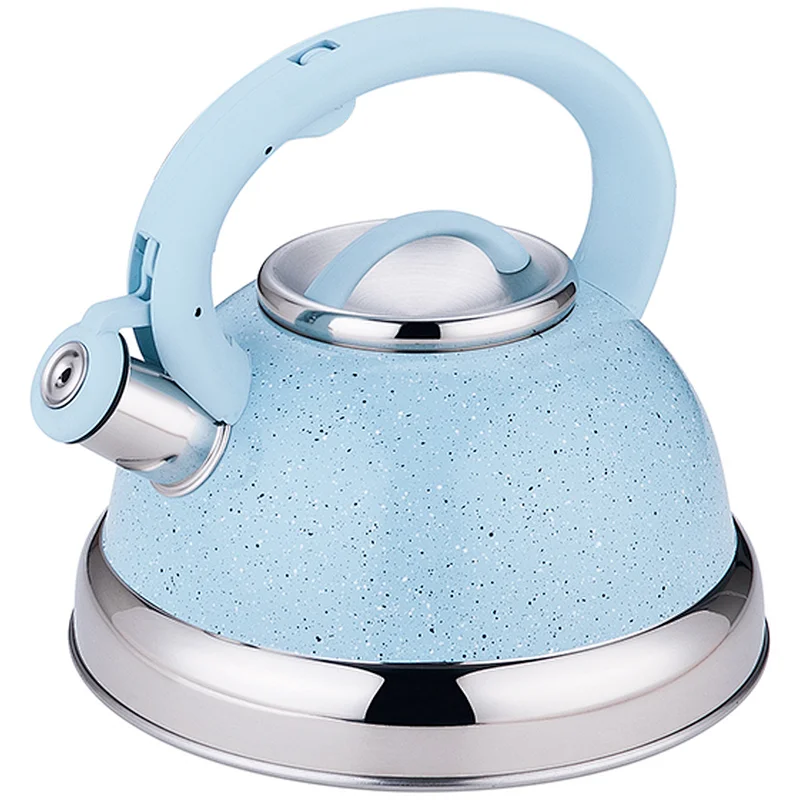Attractive design stainless steel whistling kettle