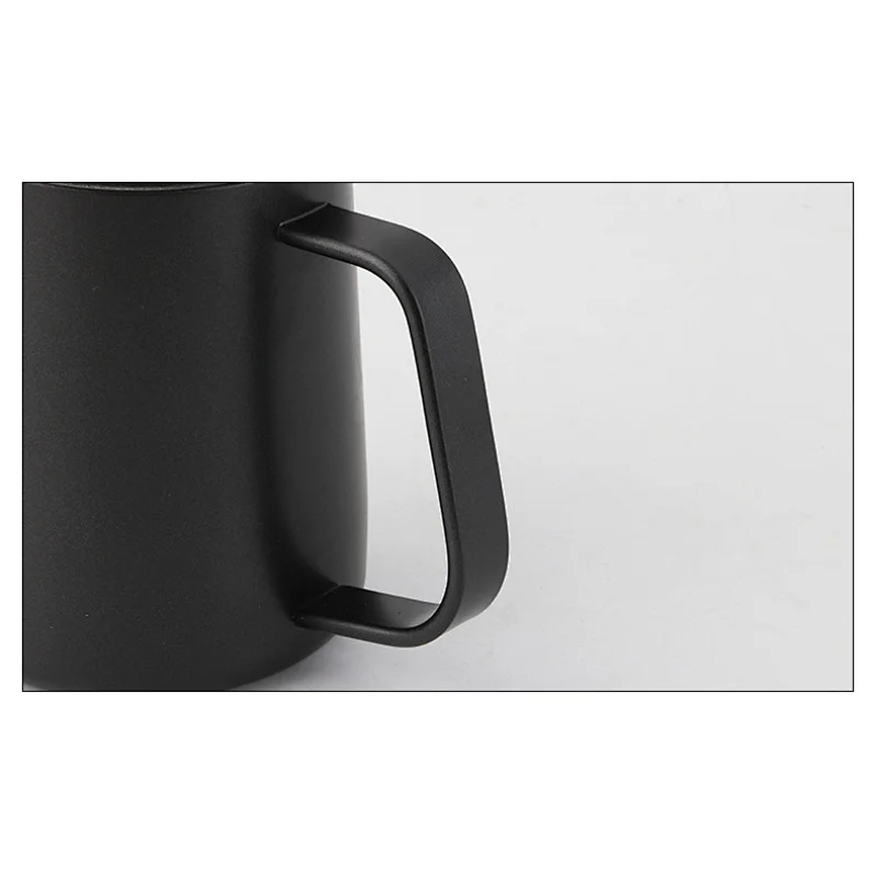 Black Gooseneck Pour Over Drip Pot 600ml Stainless Steel 304 Coffee Kettle