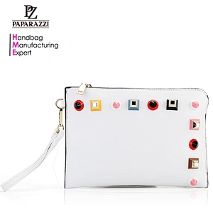 7414 Hot sale new design PU leather clutch bag ladies fashion evening bags