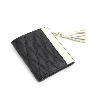 #ZB302 2020 Zero customs carteras wholesale latest fashion elegant design mini PU ladies purse hot sale leather wallet women