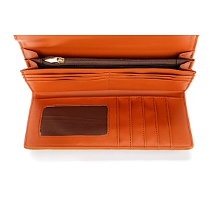 #5069 Myanmar own factory carteras hot sale newly fashion design custom lady purse PU leather wallet women with money clip