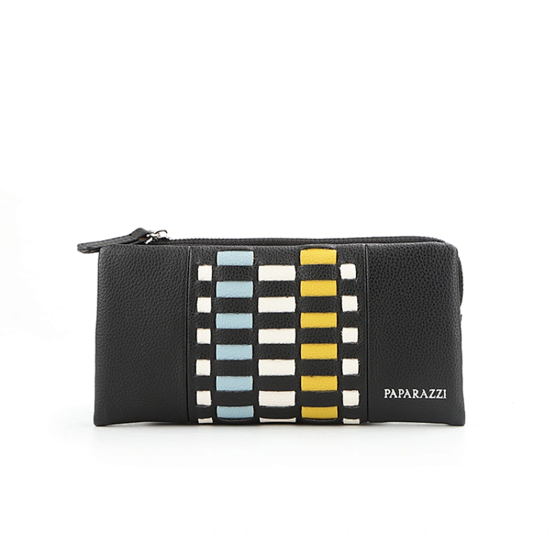 #8983 Zero customs carteras wholesale latest fashion designer minimalist long PU ladies purse card holder leather wallet women