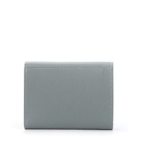 #7101 Factory wholesale women's fashion wallet trifold large capacity PU leather purse