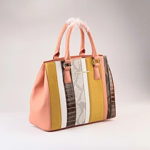 6255 Trendy handbag China factory snake leather woman bag