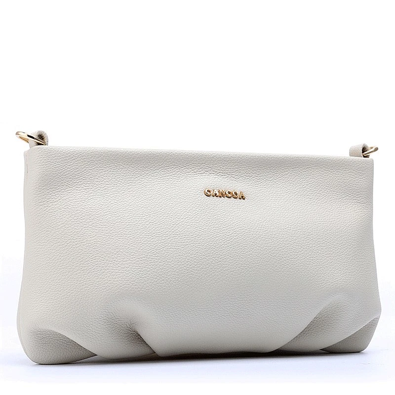 CC1001A-Short delivery time new design white color shoulder strap women clutch