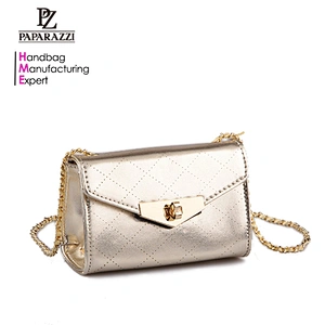 4489-2018 High quality women clutch bag clutch evening bags with metal shoulder strap