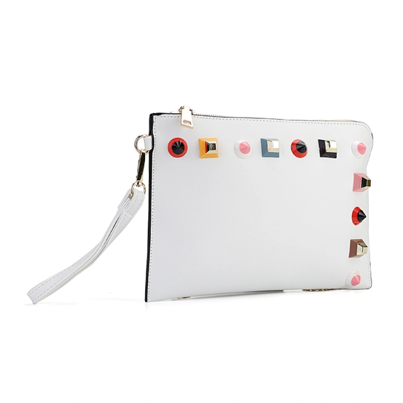7414 Hot sale new design PU leather clutch bag ladies fashion evening bags