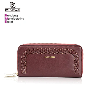 7017 Old fashion korean design card holder leather branded wallets for women