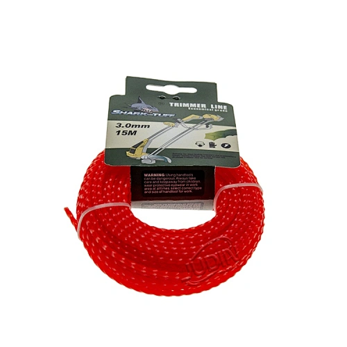 3.0mm*15m card head pack nylon trimmer line grass trimmer line