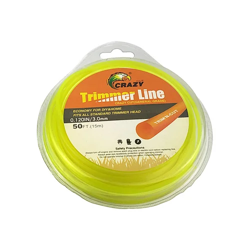 3.0*15m blister Grass Trimmer String Trimmer Line for Brush Cutter