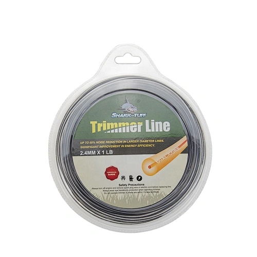 Duo-round shape 2.4 mm/0.095'' Grass Nylon Trimmer line Brush Cutter trimmer line for lawn mower trimmer