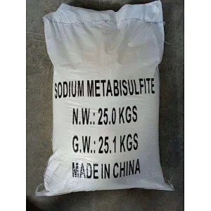 China supply hot sale high quality 98 min food grade sodium metabisulfite CAS 7681-57-4