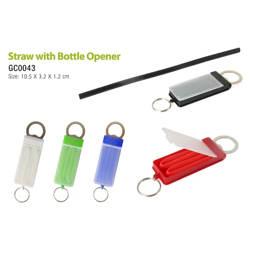 Drinking Straw & Bottle Opener
