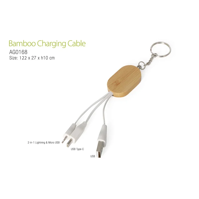 Bamboo Charging Cable