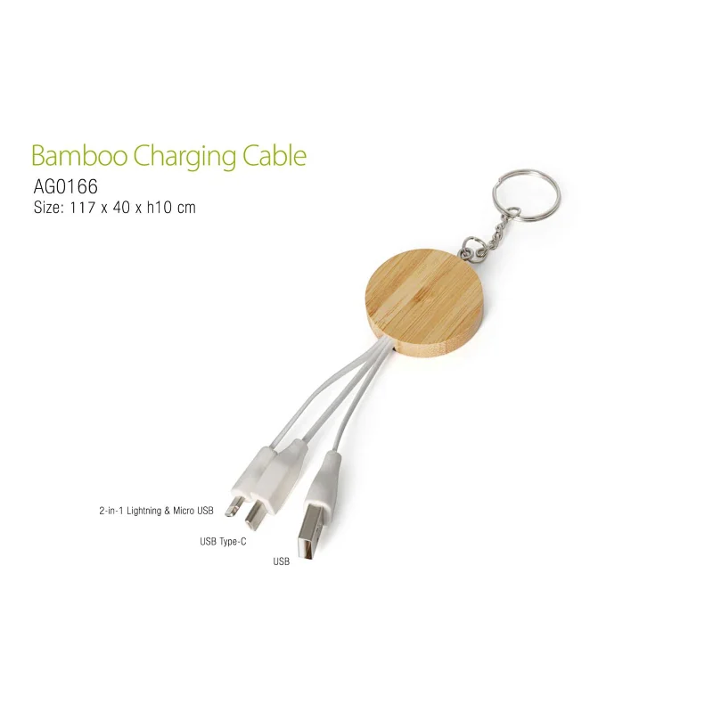 Bamboo Charging Cable