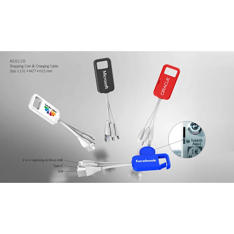 Shopping Coin & Charging Cable