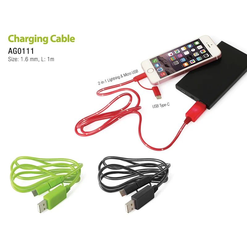 Light Up Charging Cable Set