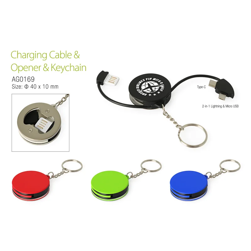 Charging Cable & Opener & Keychain