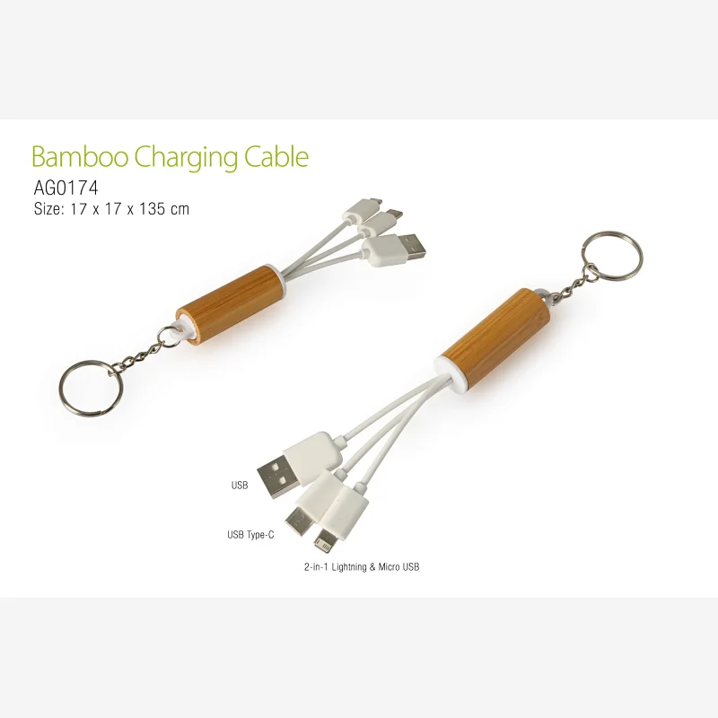 Bamboo Charging Cable