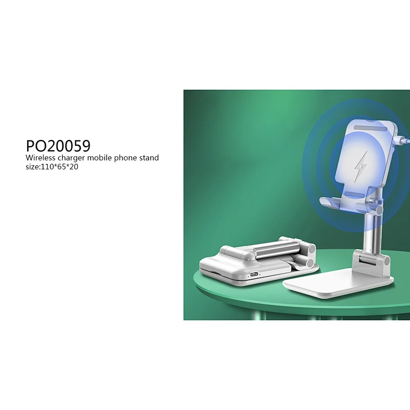 Wireless charger mobile phone stand