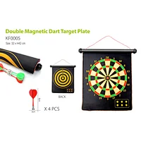 Double Magnetic Dart Target Plate