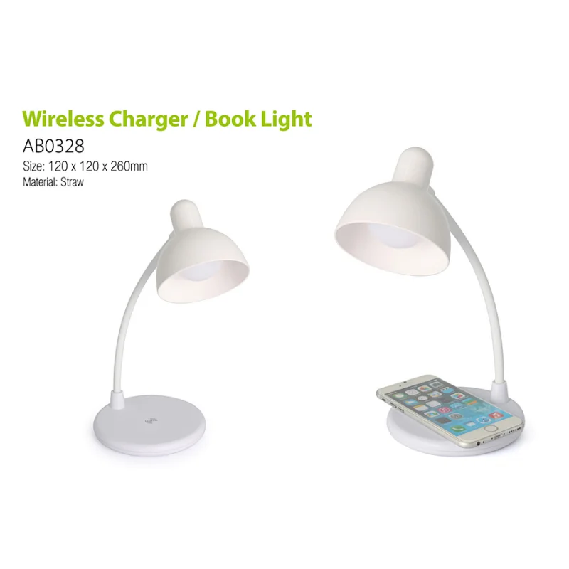 wireless charger/book light