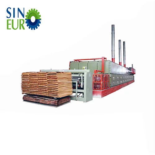 SINOEURO  plywood  roller type veneer dryer machine core veneer  dryer making machine ply wood making machine